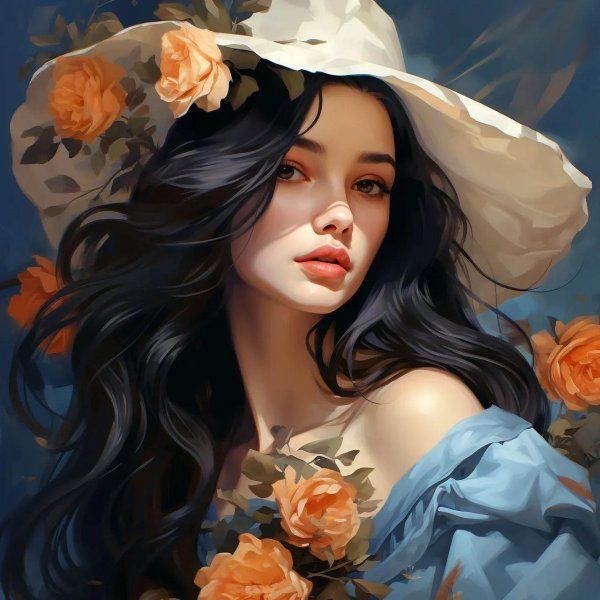 женский портрет