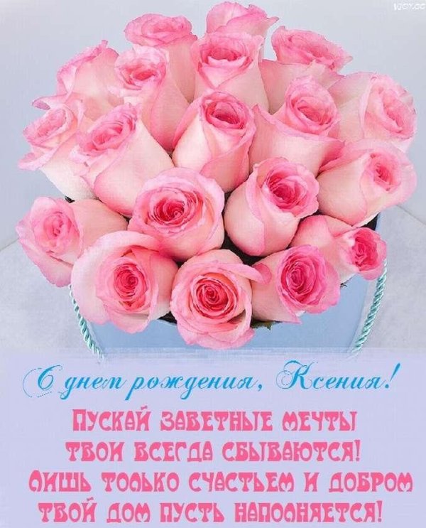 ксюшенька с днем рождения поздравления красивые