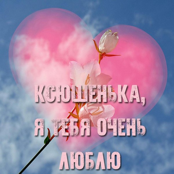 я люблю тебя ксюшенька