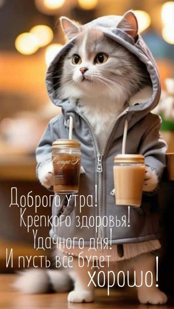 доброго утра котик