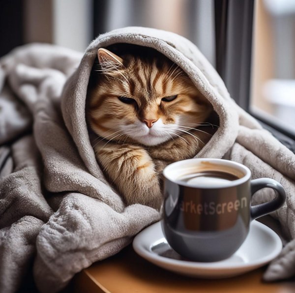 кот в пледе