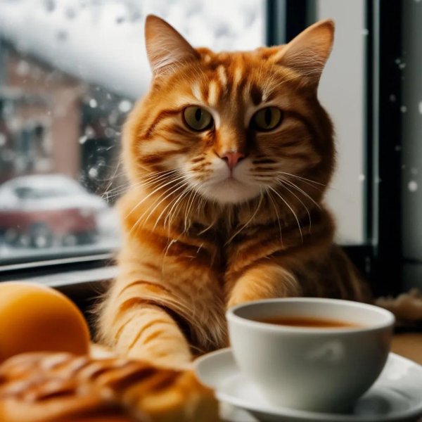 утренние коты