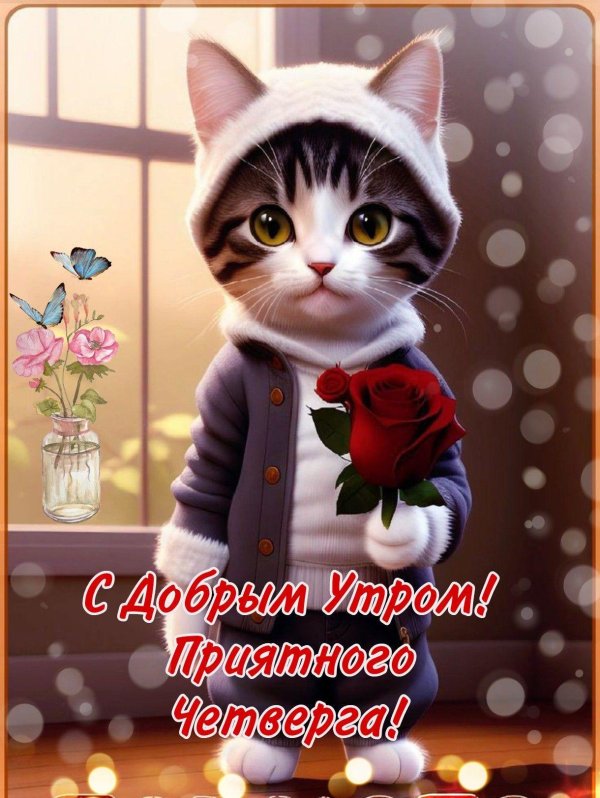 открытки с добрым утром прикольные