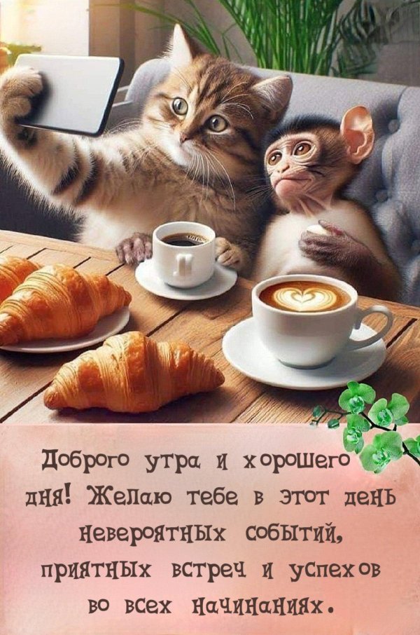 доброго утречка прикольные открытки
