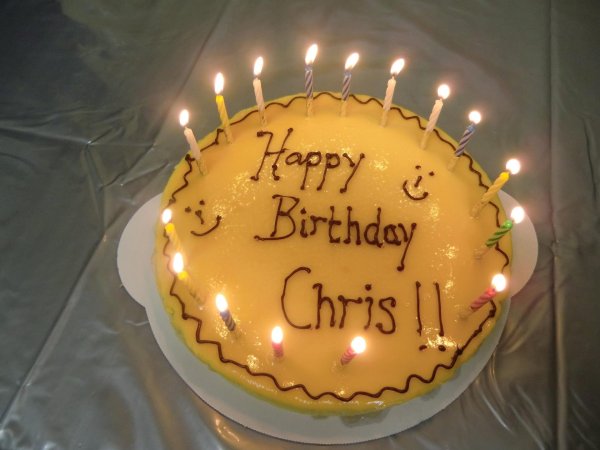 торт со свечами