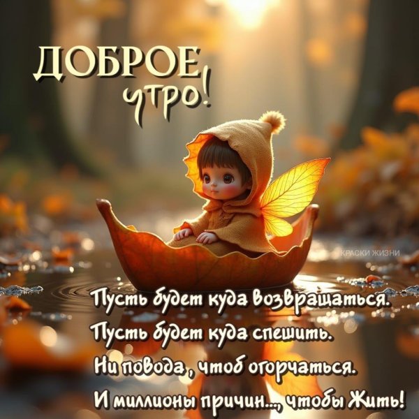 доброе утро воскресенье осеннее