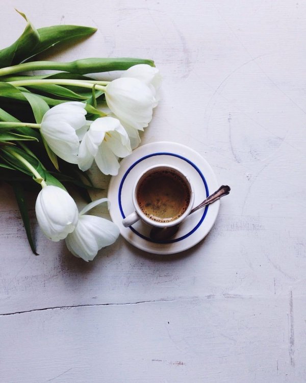 весенний кофе