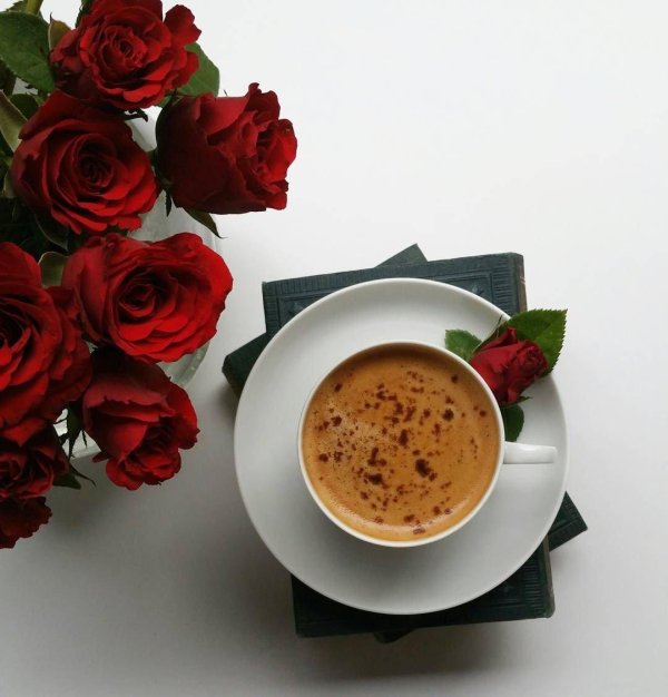 кофе цветок