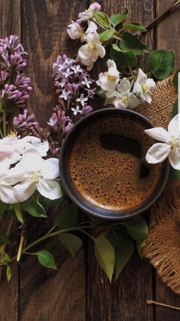 весенний кофе