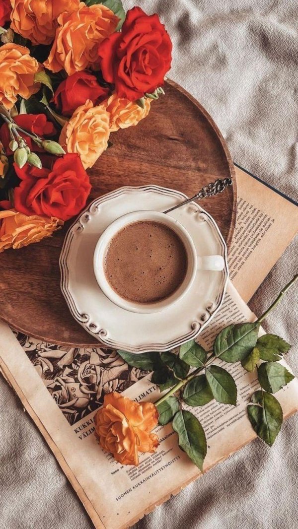 горячего кофе