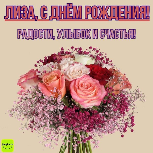 с днем рождения лиза