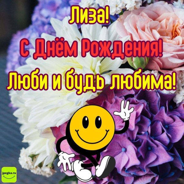 с днем рождения лиза