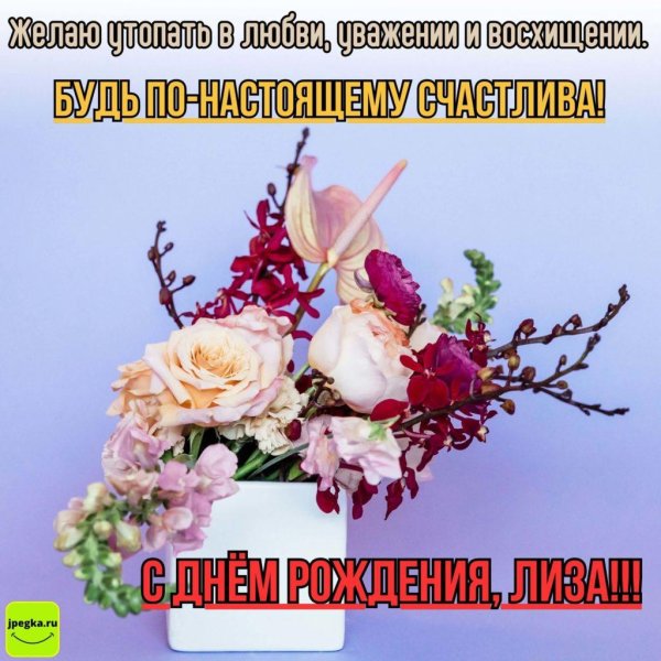 с днем рождения лиза