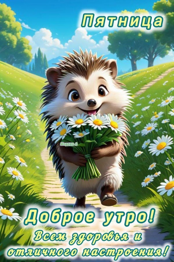 доброго утра ежик