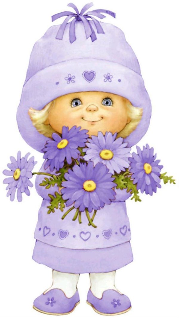 папертоль девушки цветы