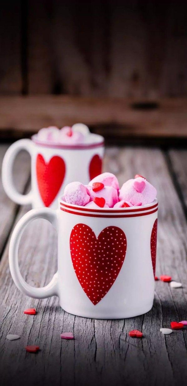 маршмеллоу сердечки