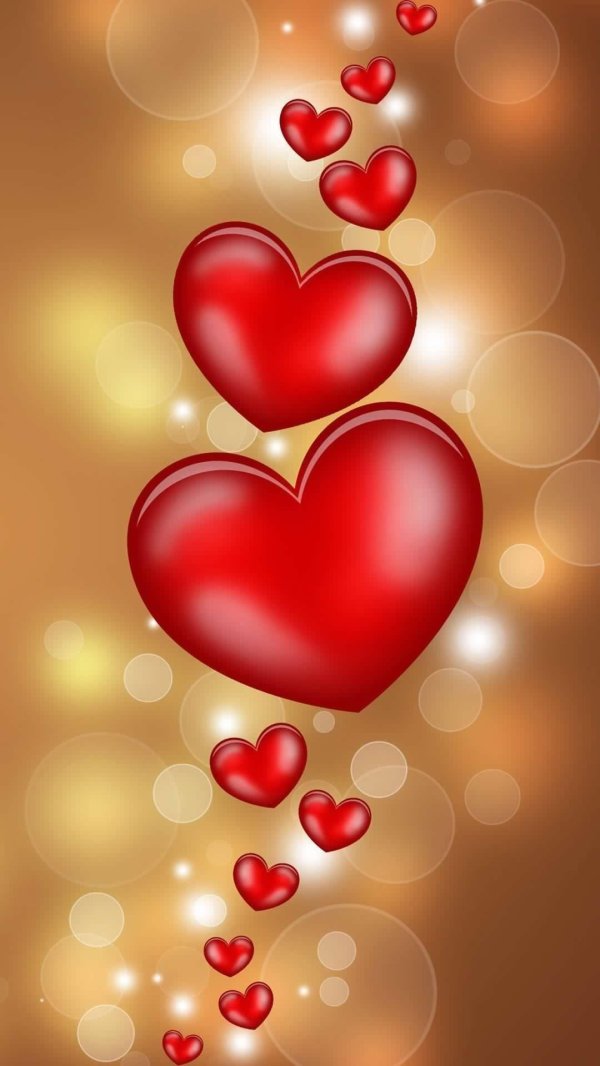 сердечка фон