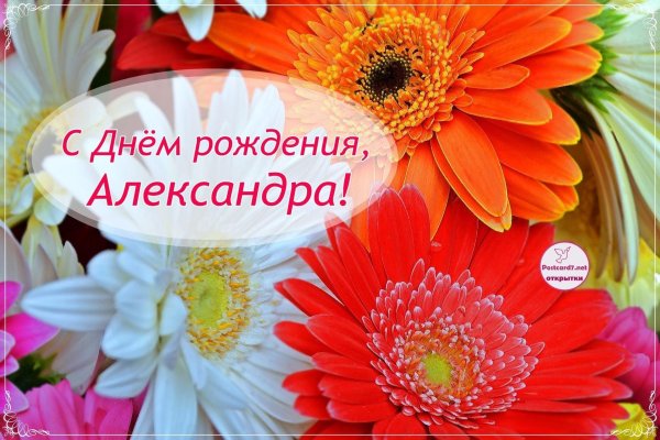 открытка с днём рождения женщине александра