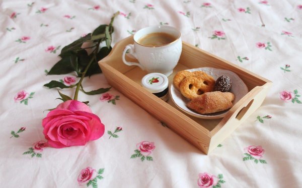 романтический завтрак