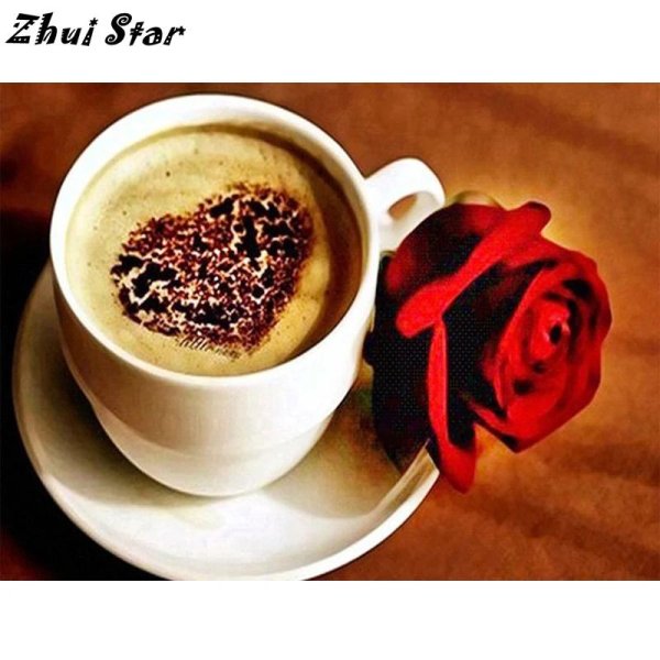 алмазная мозаика кофе