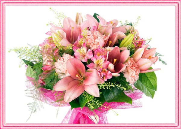 букет лилий