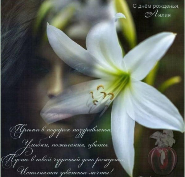 с днём рождения лилия