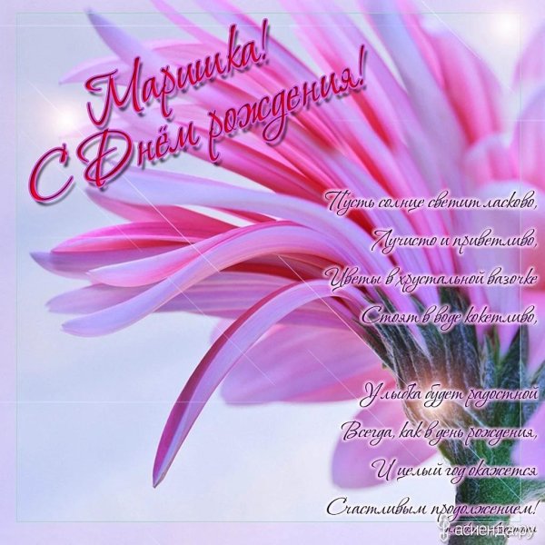 с день рождения марина