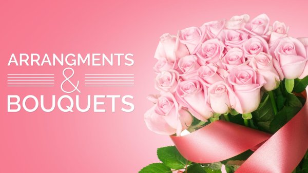 букет розовые розы