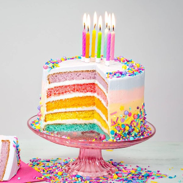 радужные торты