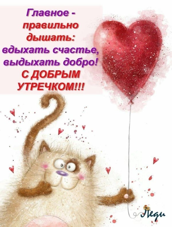 Доброе утро с днем святого валентина