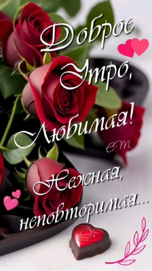 доброго утра любимая