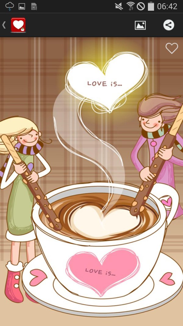 влюбленные рисунки