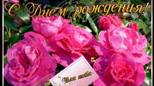с днем рождения пионы