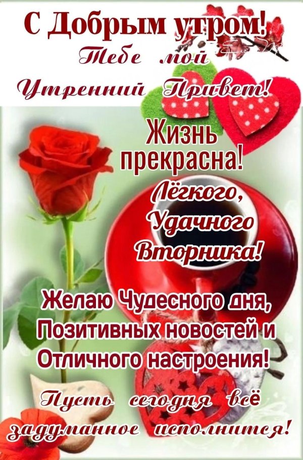 доброе утро удачного вторника