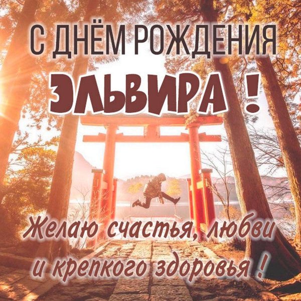 эльвира с днем рождения