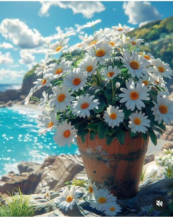 море ромашек