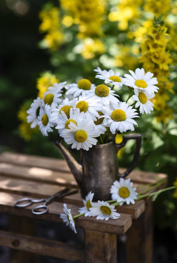 ромашка цветки