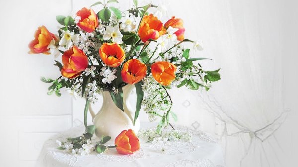 весенние букеты