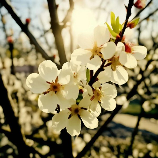 цветущий абрикос дерево