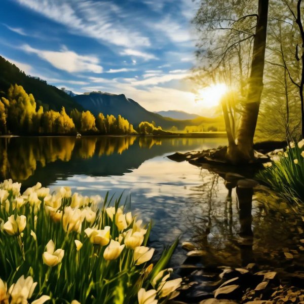 весна солнце