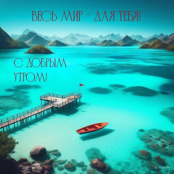 доброго морского утра