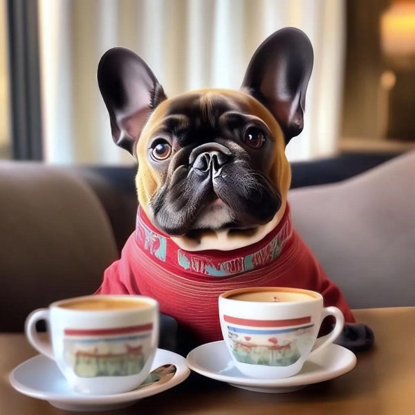 французский бульдог