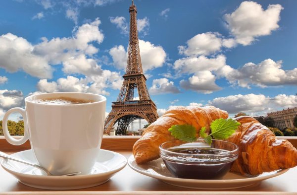 франция круассаны эйфелева башня
