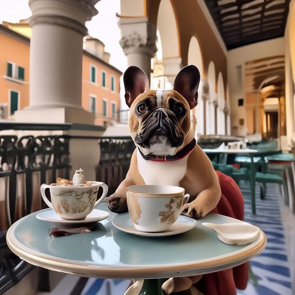 французская бульдог