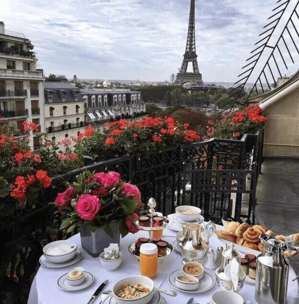 париж отель plaza athenee балкон