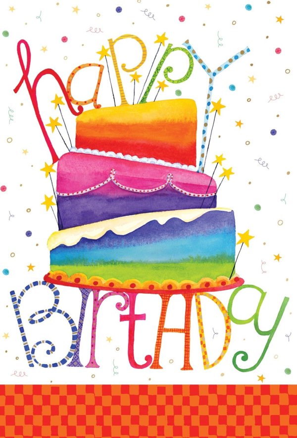 открытка ко дню рождению