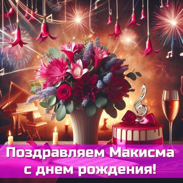 с день рождения максим