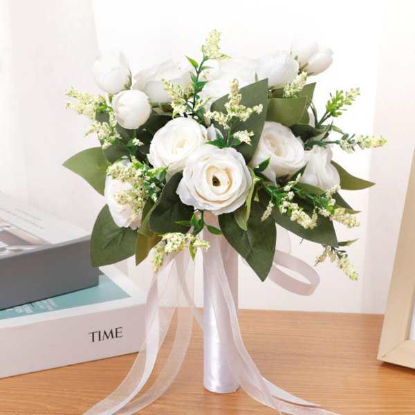 букет невесты белый