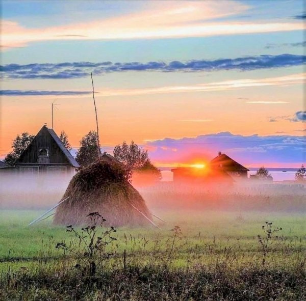 русские просторы деревня