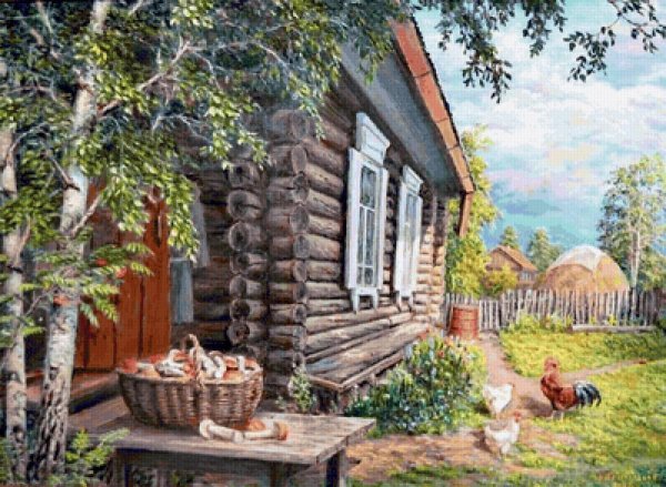 шишкин иван иванович деревенский двор